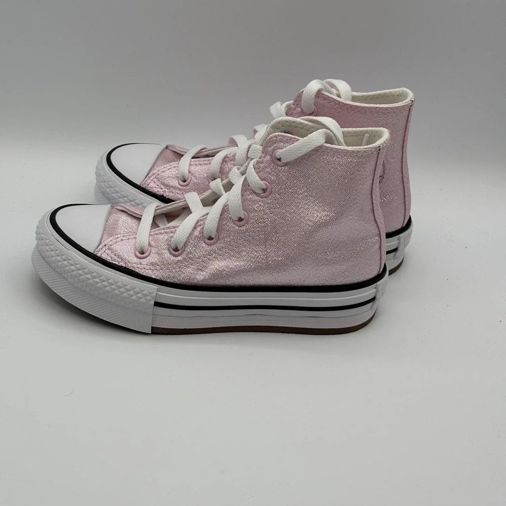 Converse CTAS Eva Lift Hi Shoes Youth Size 13 Pink White Lifestyle A17128F